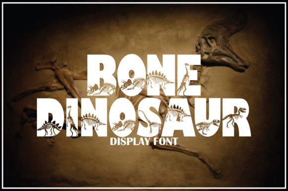 Bone Dinosaur: A Dramatic Font for Bold Branding