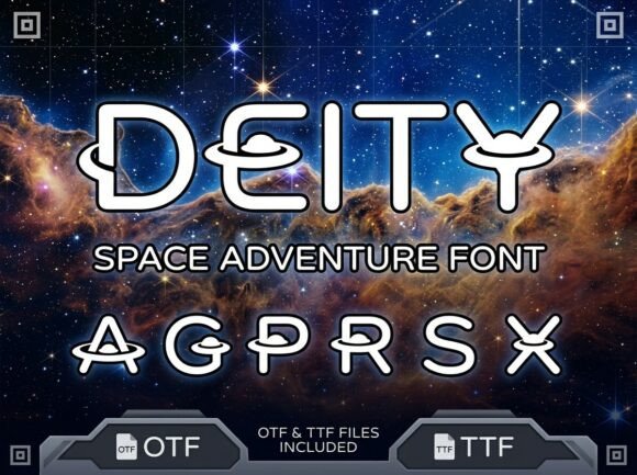Deity: A Typeface for Galactic Impact and Beyond