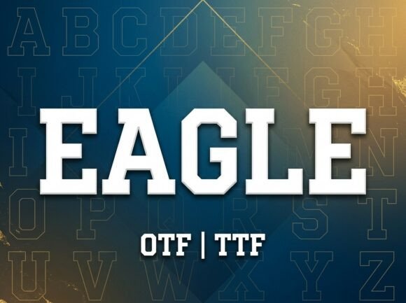 Eagle: Command Attention with Athletic Typography