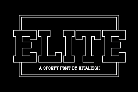 Elite: The Bold Typeface for Athletic Brands