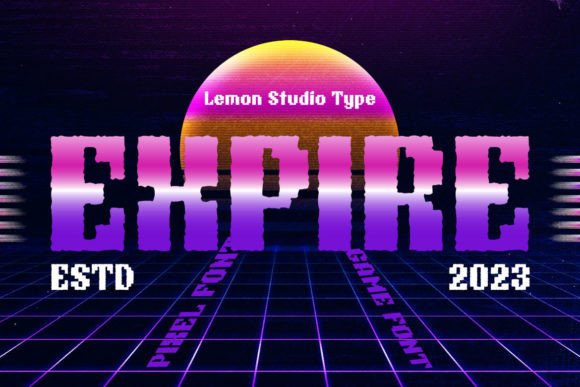 Expire: The Pixel Font That Brings Retro Gaming Vibes to Modern Design