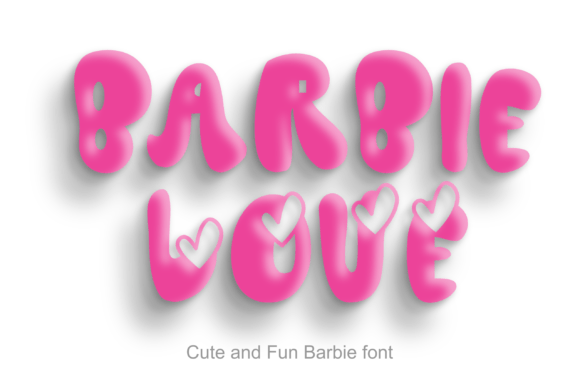 Fall in Love with Design: The Charm of the Barbie Love Typeface