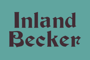 Inland Becker: A Font for Timeless Branding and Creative Projects