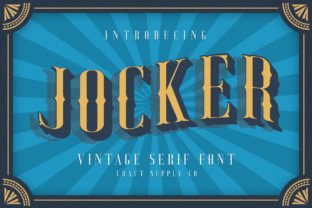 Jocker Family: A Retro Font with Modern Muscle