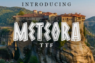 Meteora: A Greek-Inspired Font for Bold, Timeless Design