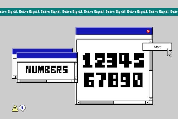 Start Signal: A Pixel Font That Brings Arcade Energy to Modern Design
