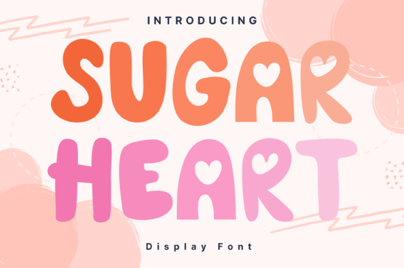 Sugar Heart: A Whimsical Font for Modern Branding