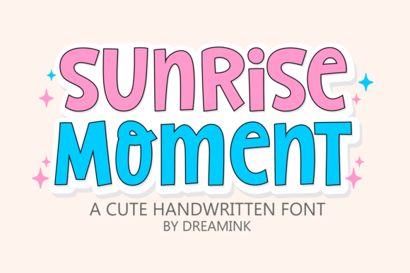 Sunrise Moment: Capturing the Joy of Handwritten Typography
