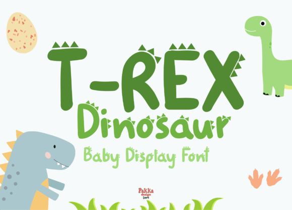 The T-Rex Dinosaur Font: Roaring Creativity into Your Projects