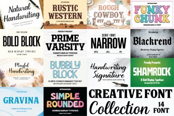 Unleash Your Brand's Voice with a Creative Font Collection