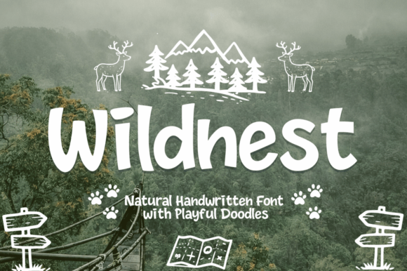 Wildnest: A Typeface That Feels Like a Hike in the Woods